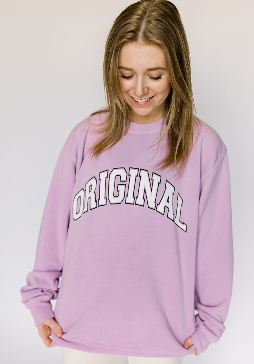 Lavender crewneck discount