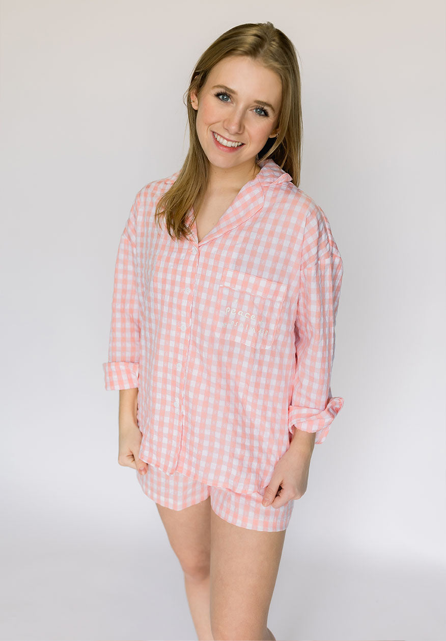 Pink store online pajamas