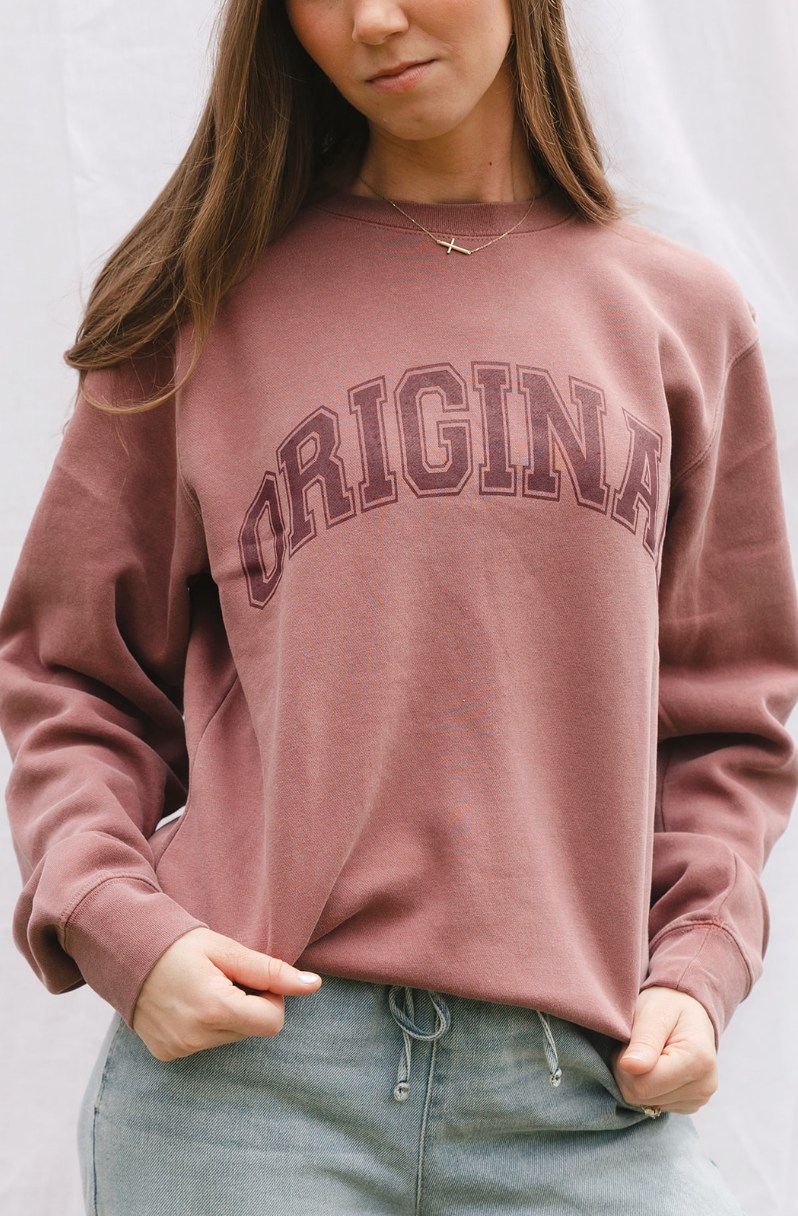 Original Crewneck - Maroon