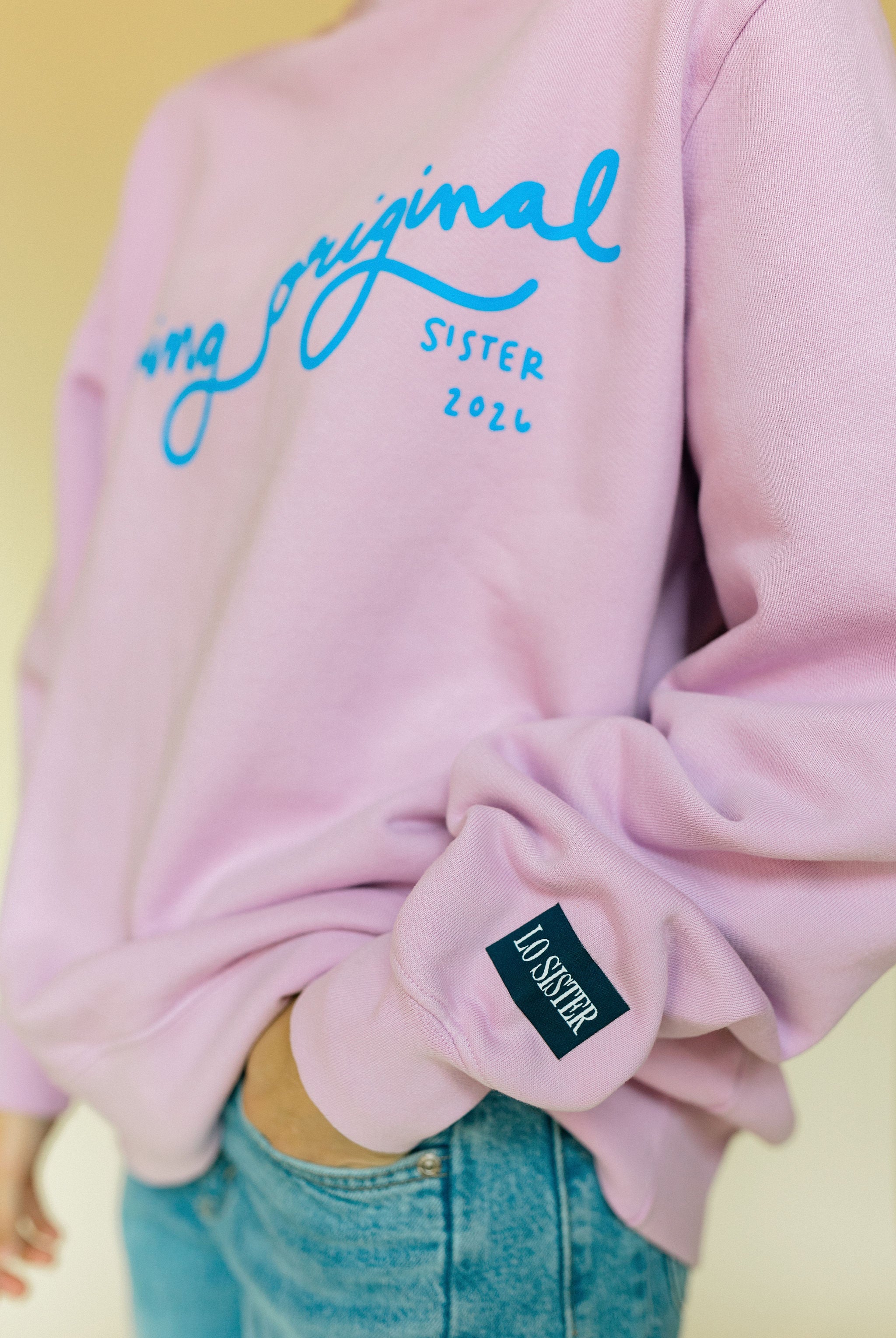 Mock Crewneck - Pink