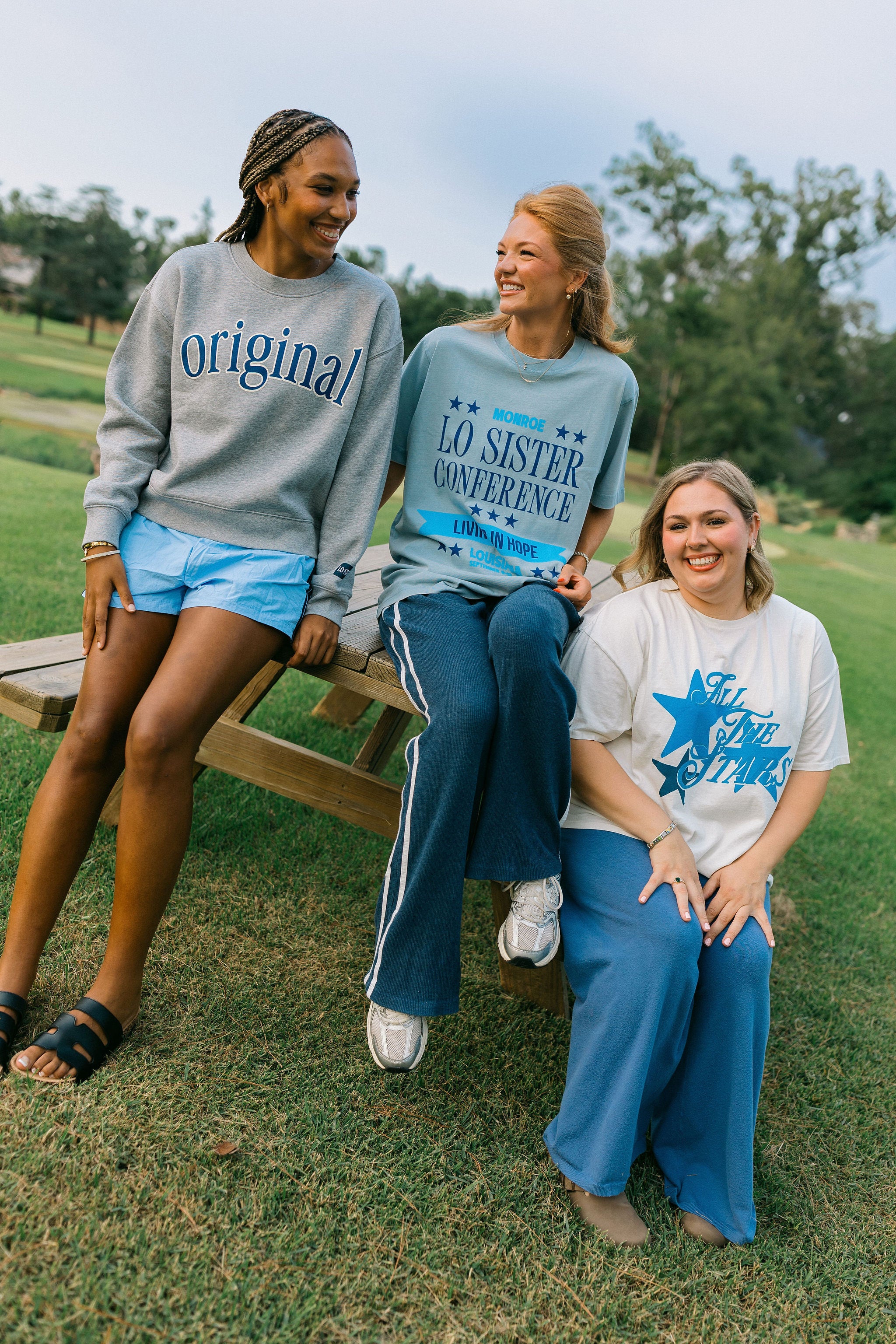 LO Sister Conference Tee - Vintage Blue