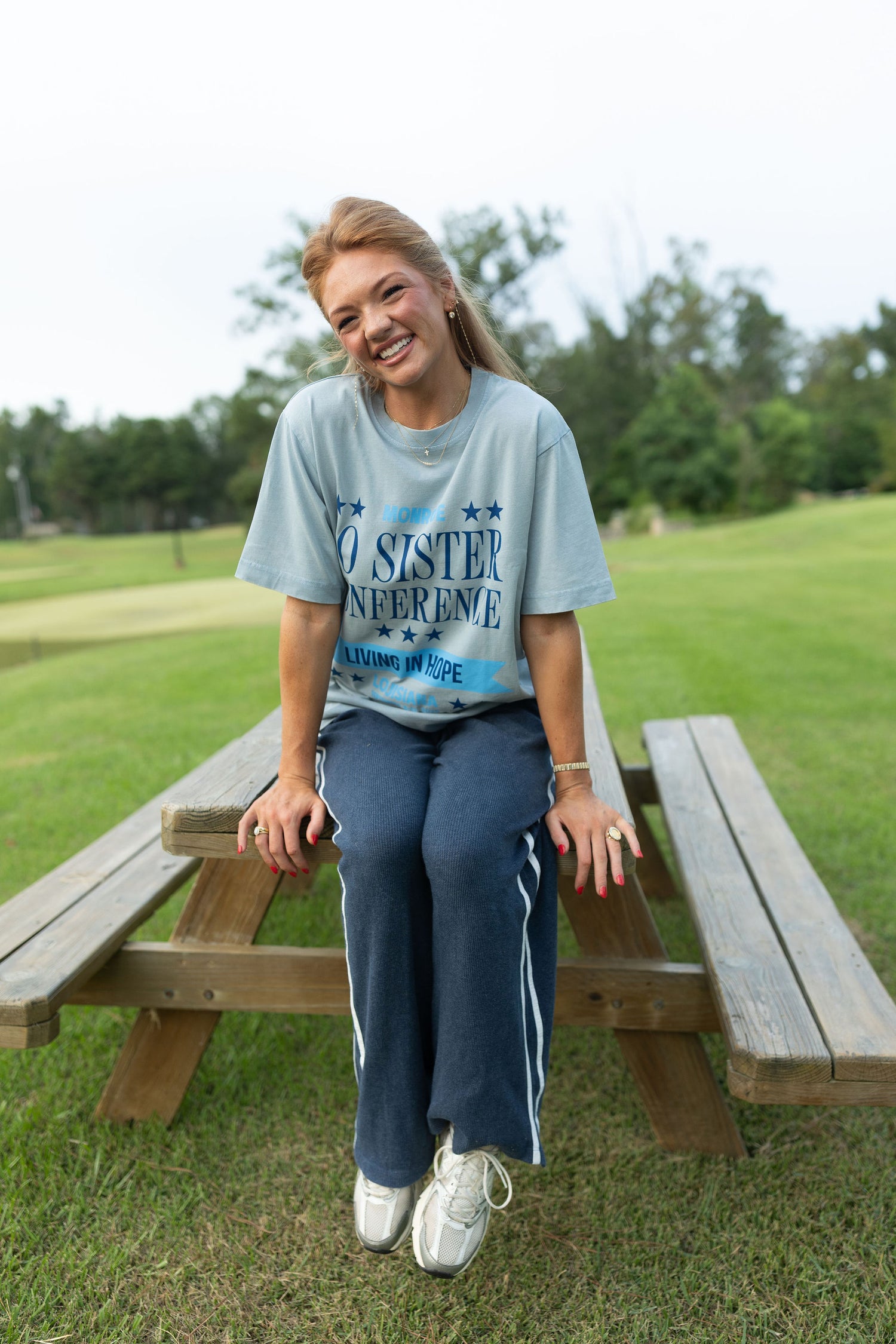 LO Sister Conference Tee - Vintage Blue