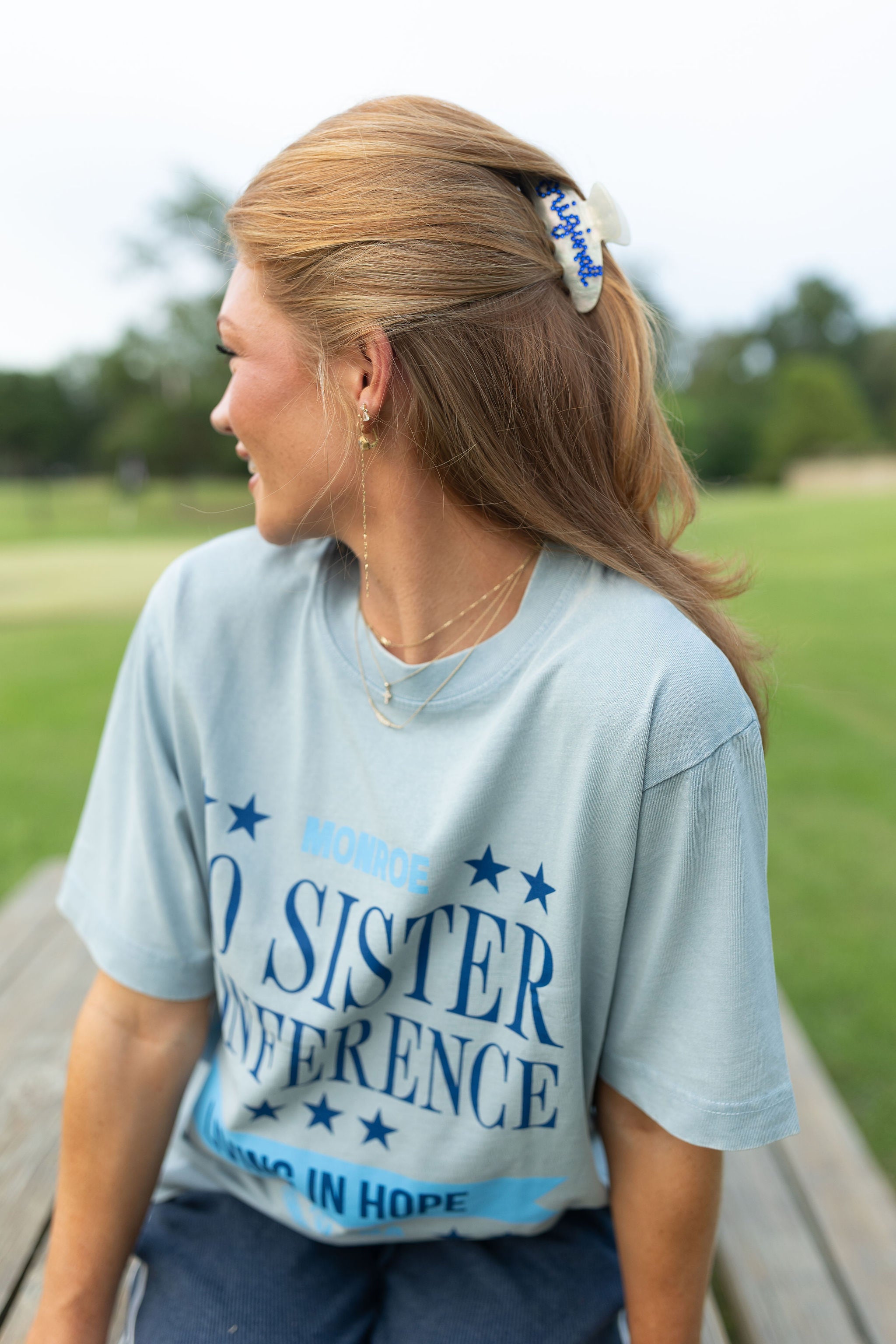 LO Sister Conference Tee - Vintage Blue