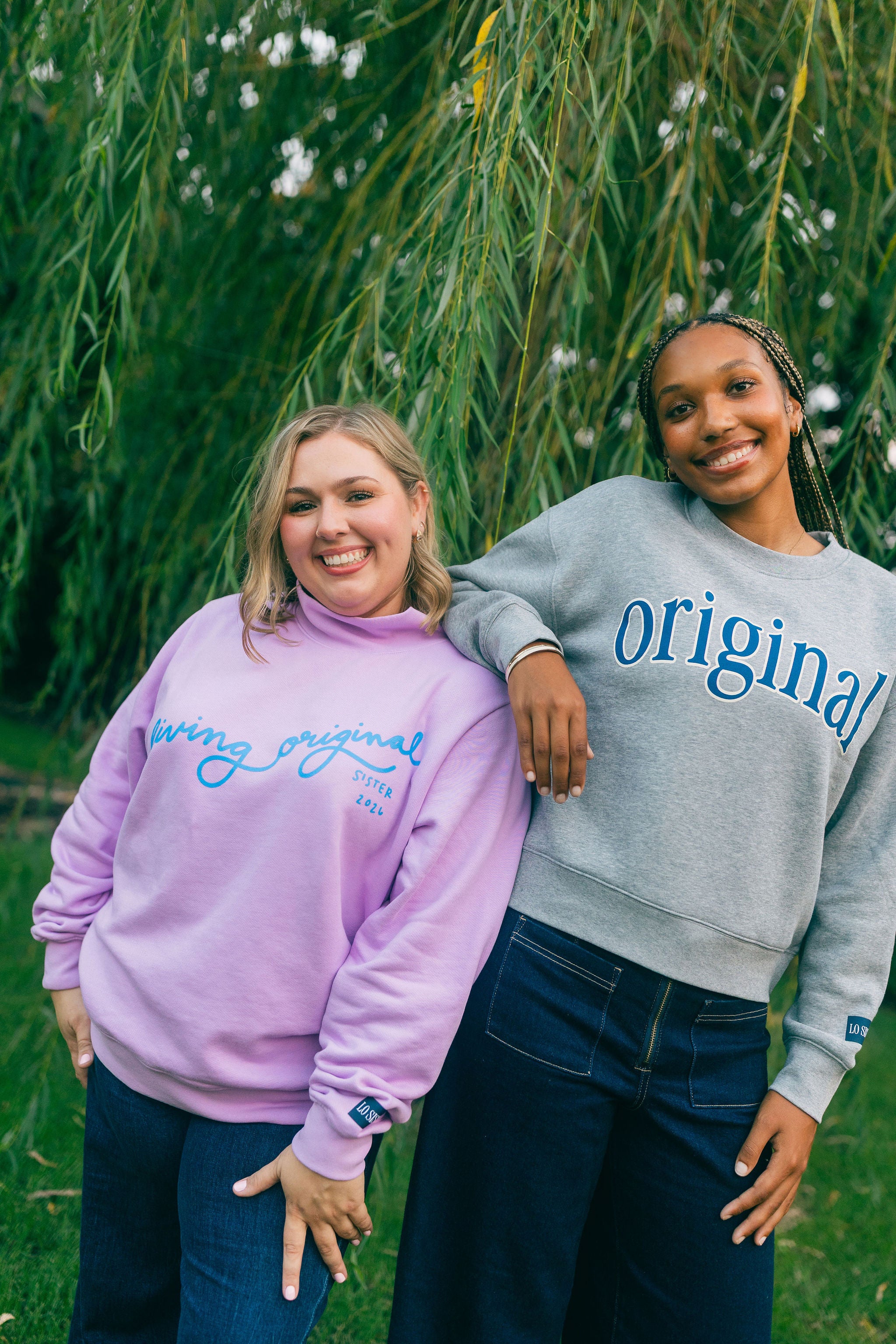 Original x LO Sister Crewneck - Heather Gray