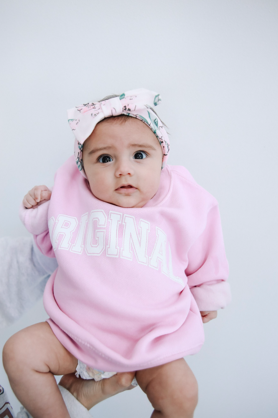 Original Crewneck Toddler - Pink or White