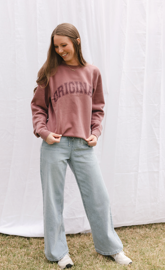 Original Crewneck - Maroon